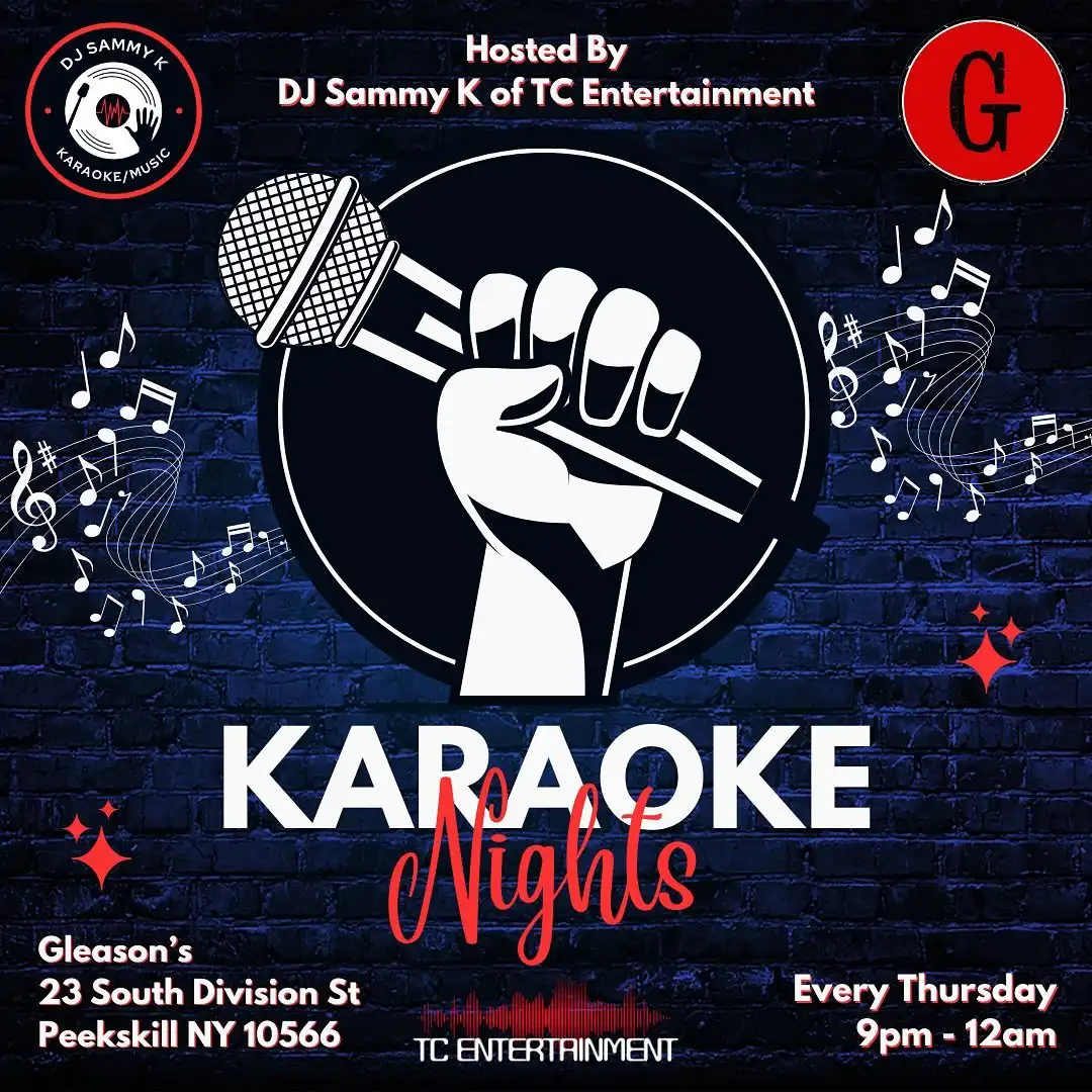 Gleason's Karaoke every Thursday night in Peekskill, NY