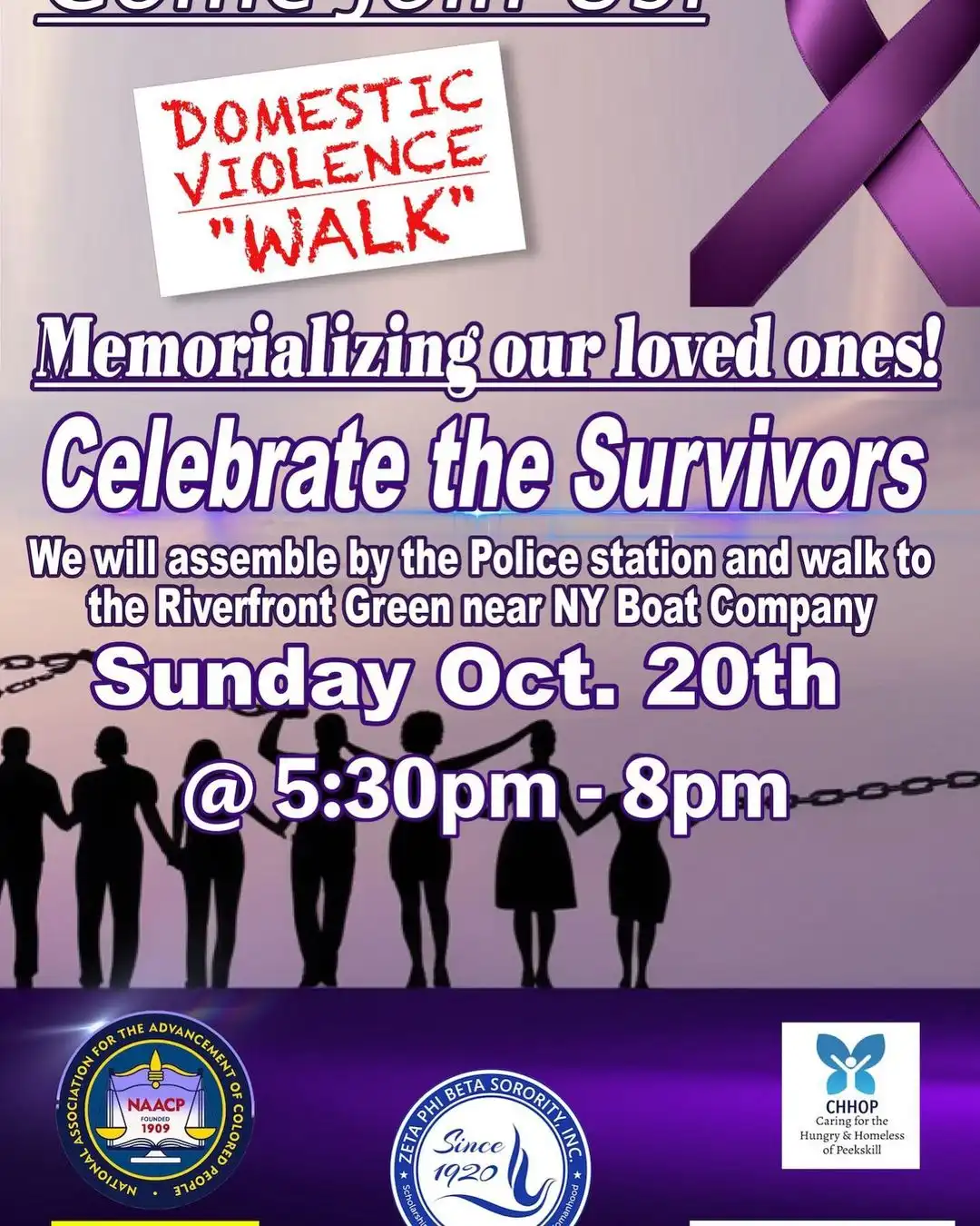 Domestic Violence Walk in Peekskill, NY
