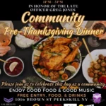 Peekskill Community Pre-Thanksgiving Dinner at The Red Door Creative Space