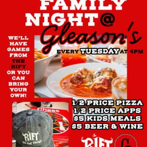 Games + Grub Family Night at Gleason's in Peekskill, NY