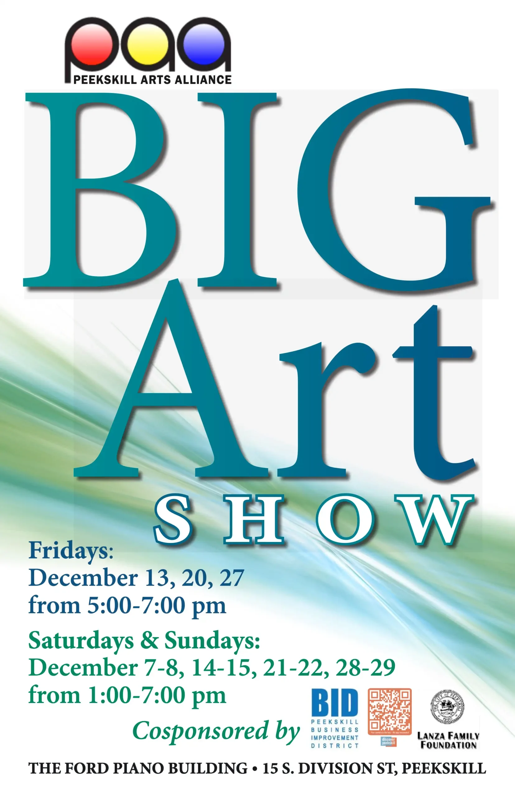 Peekskill Arts Alliance Big Art Show in Peekskill, NY