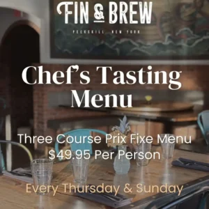 Fin & Brew Chef's Tasting Menu in Peekskill, NY