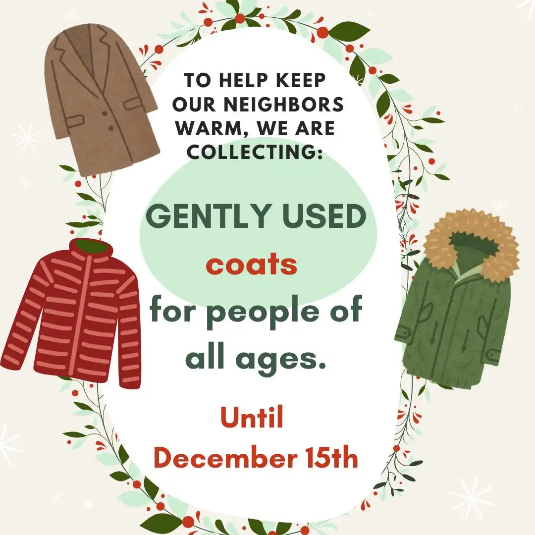 Peekskill Presbyterian Coat Drive flyer